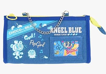 Amazon.co.jp: エンジェルブルー チェーン付デニムポーチ 筆箱 ペン